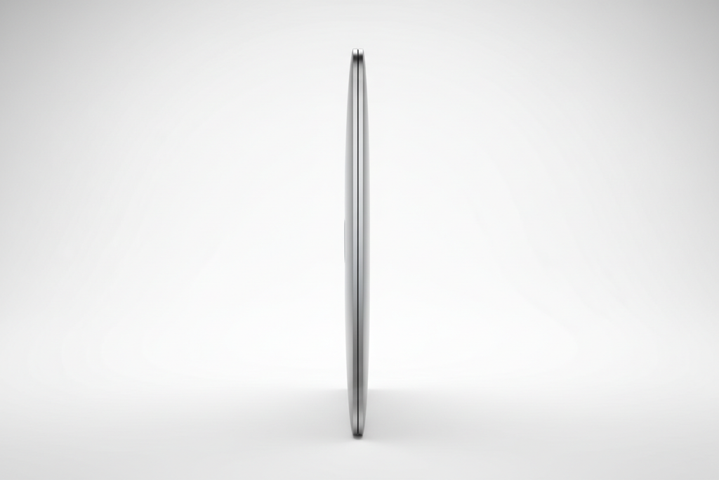 MacBook Pro 14 M4 fermé profil