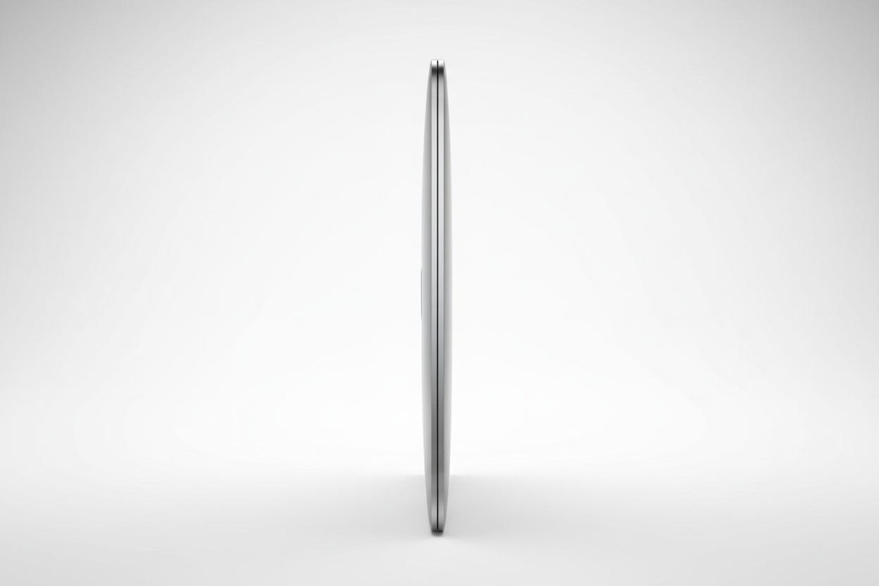 MacBook Pro 14 M4 fermé profil